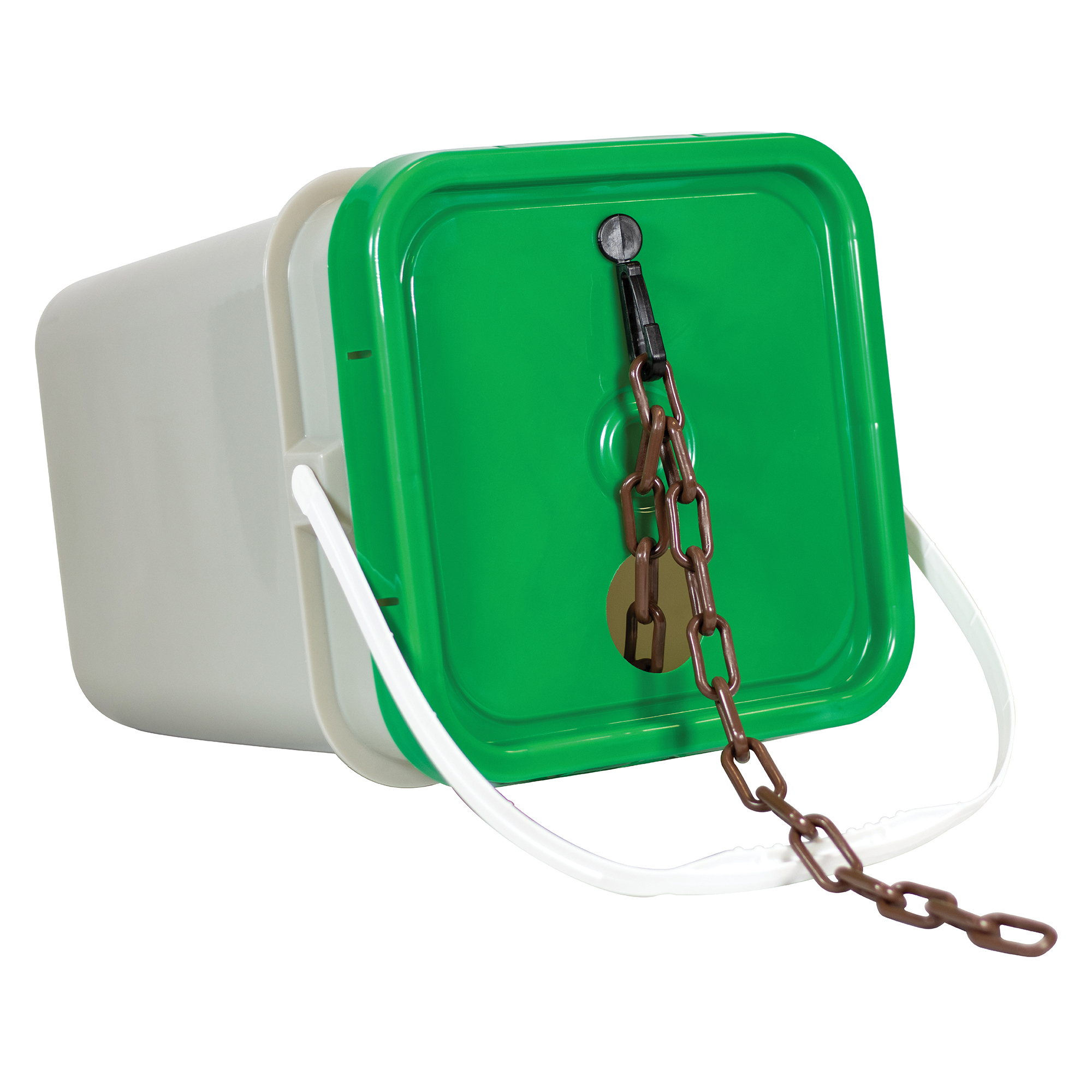 Mr. Chain Plastic Safety Chain — 1.5in. x 300ft., High-Density Polyethylene, UV Resistant, Brown, Model# 30010-P